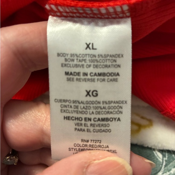 NWT French Connection Bow Tank Top ( High Risk Red) XL - Picture 5 of 11